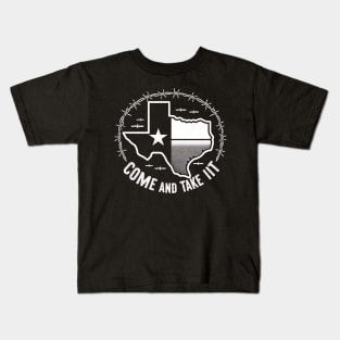 Come and take it, Texas, razor wire Kids T-Shirt